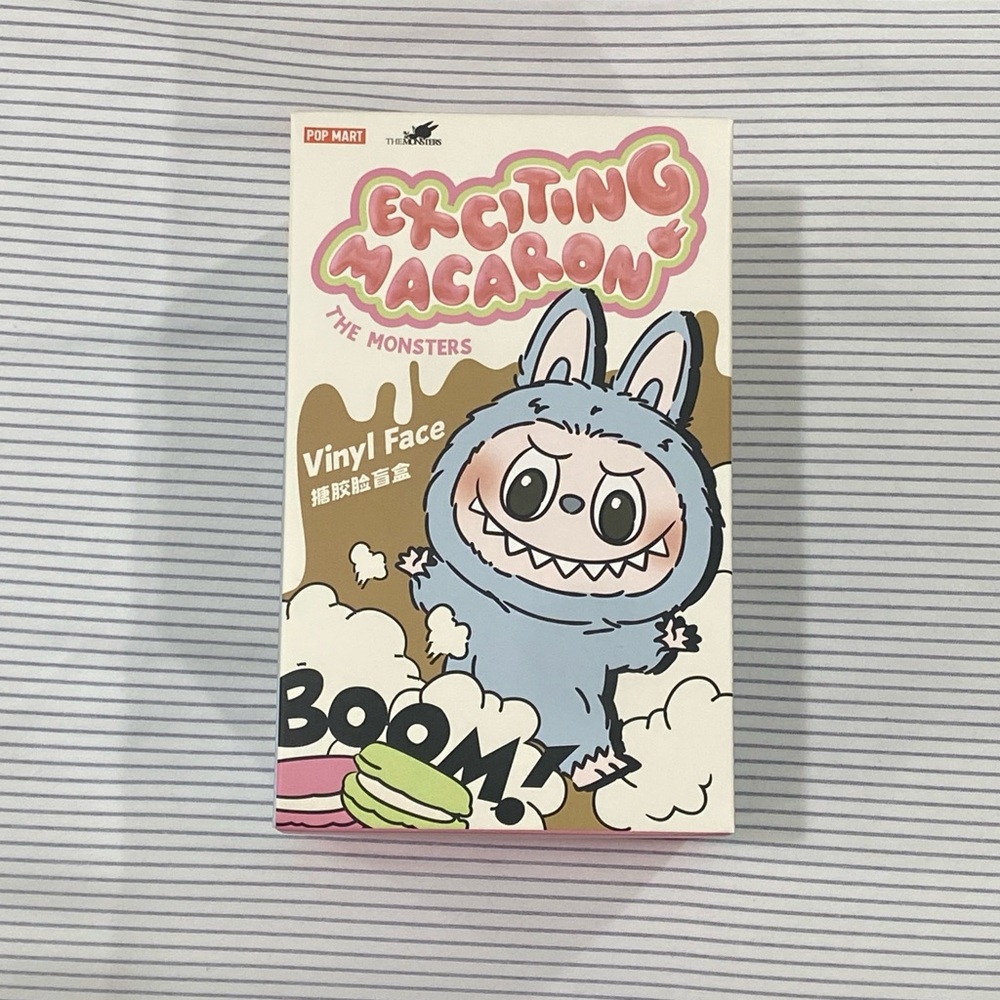 AUTHENTIC Labubu "Exciting Macaron" (Sesame Bean)